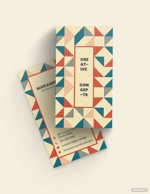 Creative Tiles Business Card Template