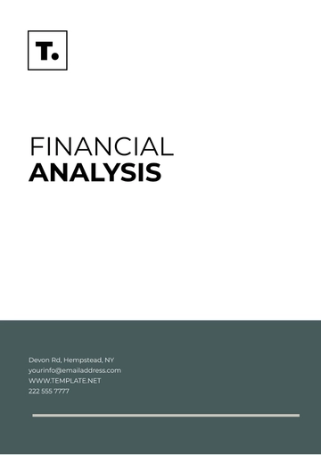 Free Financial Analysis Template to Edit Online
