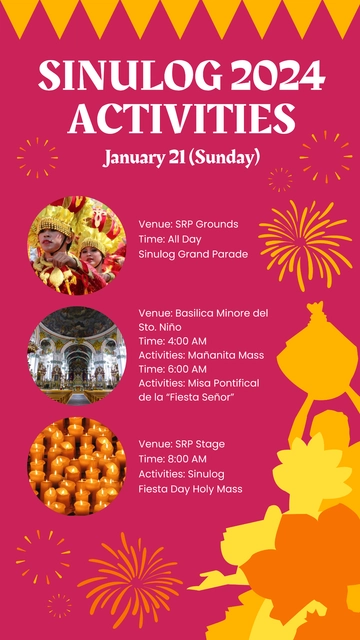 Free Sinulog 2024 Activities Template to Edit Online
