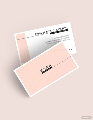 Fashion Business Card Template