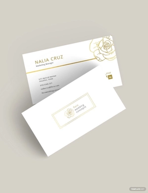 Gold Business Card Template