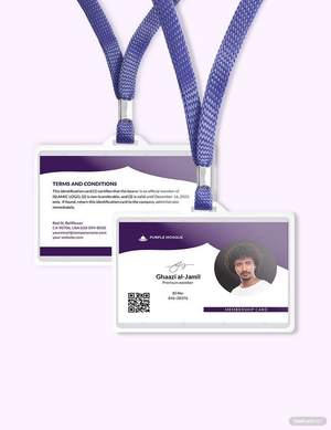 Mosque Membership ID Card Template