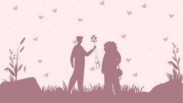 Free Aesthetic Valentine's Day Background Template to Edit Online