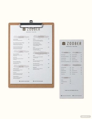 Slider Station Burger Menu Template