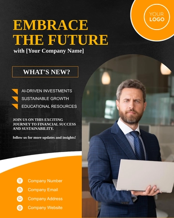 Free Finance X Post Template to Edit Online