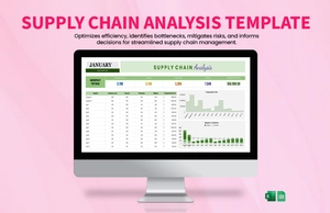 Supply Chain Analysis Template Supply Chain Analysis Template
