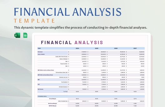 Financial Analysis Template