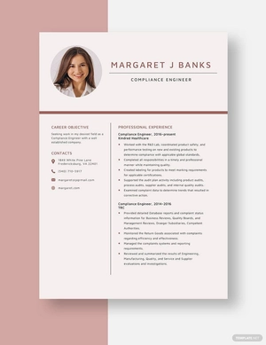 Compliance Engineer Resume