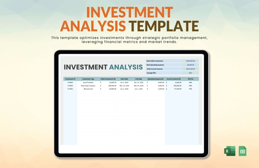 Investment Analysis Template