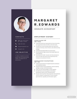 Graduate Accountant Resume