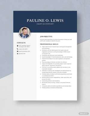 Grant Accountant Resume