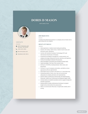 HIM Director Resume