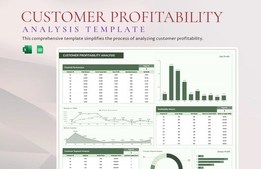 Customer Profitability Analysis Template