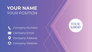 Free Economic Analyst Business Card Template to Edit Online