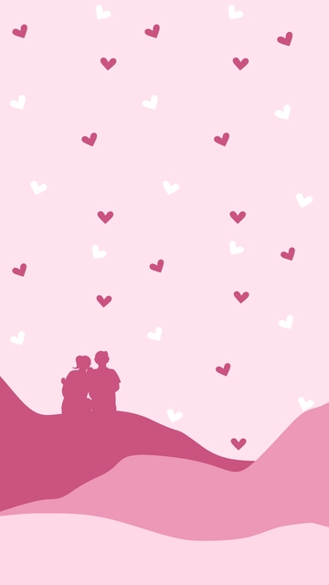 Free Valentine's Day Wallpaper for Android Template to Edit Online