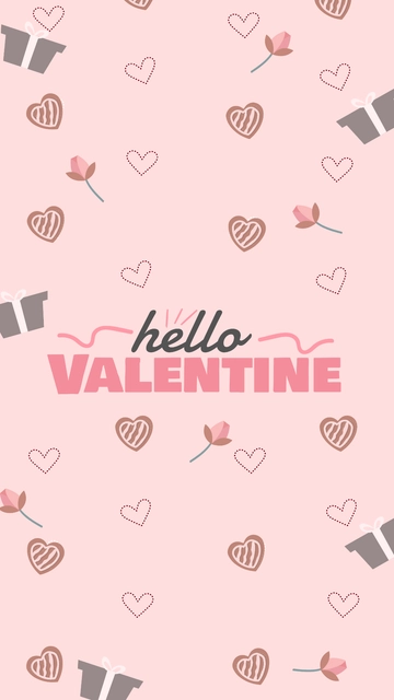 Free Aesthetic Valentine's Day Wallpaper Template to Edit Online