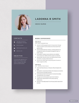 Hedis Nurse Resume