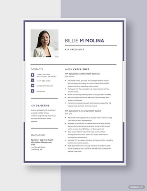 HIM Specialist Resume