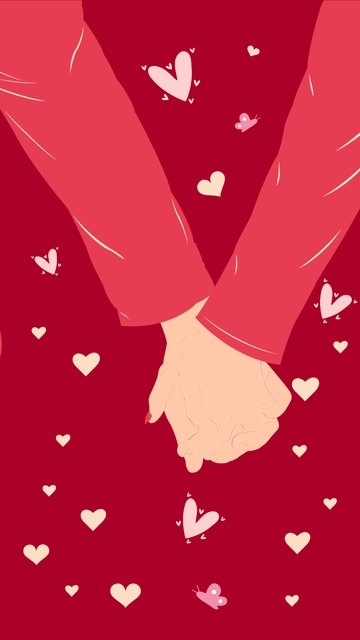 Free Romantic Valentine's Day Wallpaper Template to Edit Online