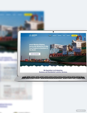 Shipping Bootstrap Landing Page Template