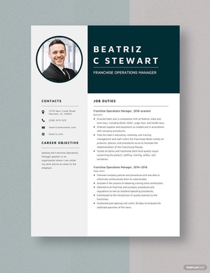 Franchise Operations Manager Resume