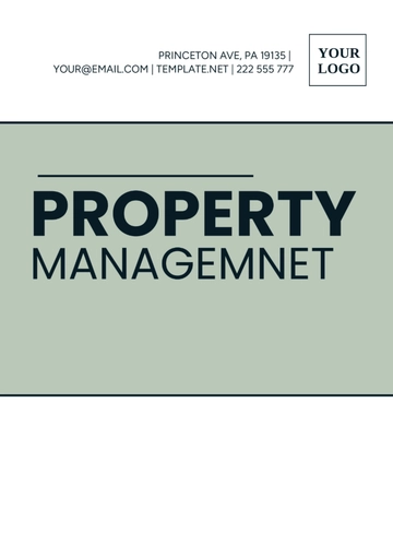 Free Property Management Contract Template to Edit Online