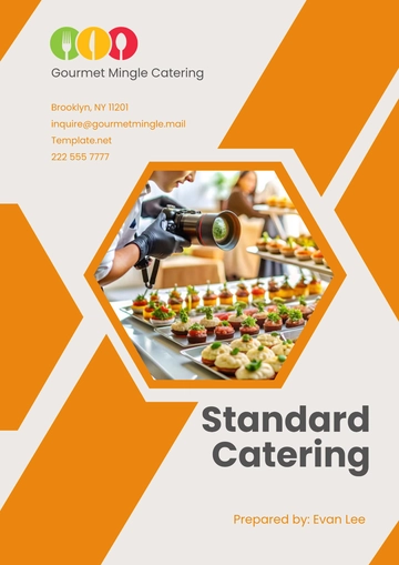Free Catering Contract Template to Edit Online