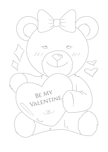 Free Cute Easy Valentine's Day Drawings Template to Edit Online