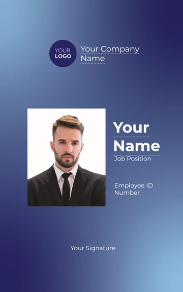 Free Branding & Identity Specialist ID Card Template to Edit Online