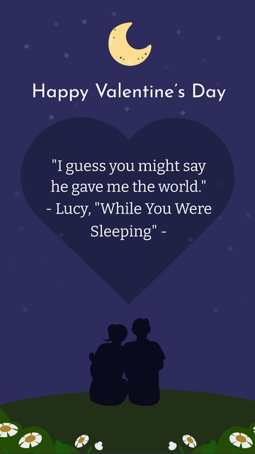 Free Cute Valentine's Day Quotes for Husband Template to Edit Online