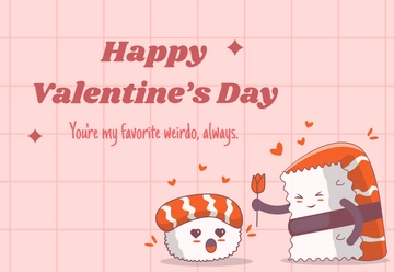 Free Cute and Funny Valentine's Day Cards Template to Edit Online