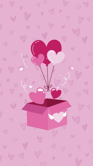 Free Cute Valentine's Day Wallpaper Template to Edit Online