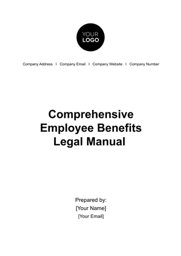 Free Comprehensive Employee Benefits Legal Manual HR Template to Edit Online