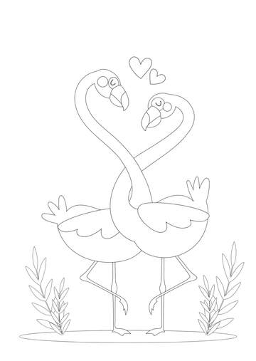 Free Cute Valentine's Day Drawing Template to Edit Online