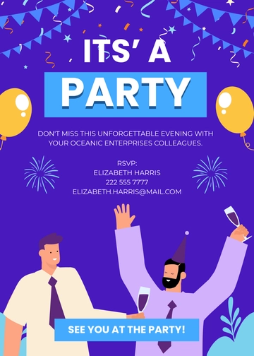 Free Party Invitation Template to Edit Online | Template.net