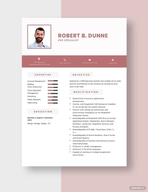 CRM Specialist Resume