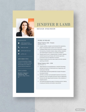 Design Engineer Resume