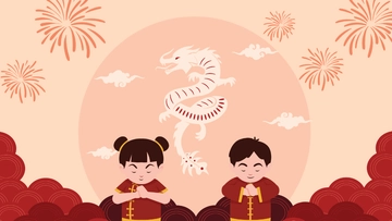 Free Chinese New Year Background Template to Edit Online