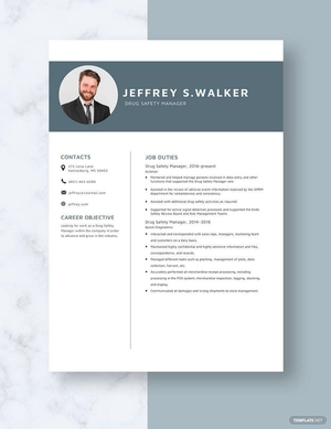 Drug Safety Manager Resume
