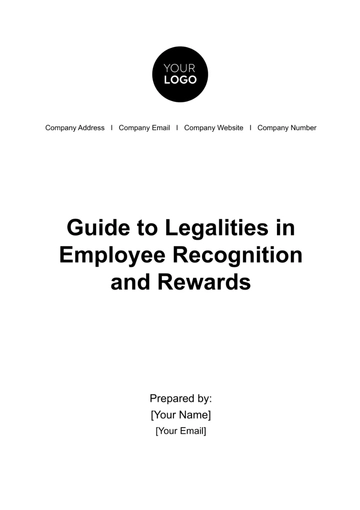 Free Guide to Legalities in Employee Recognition and Rewards HR Template to Edit Online
