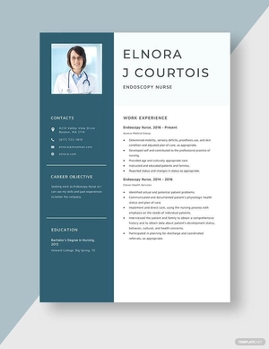 Endoscopy Nurse Resume