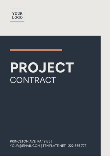 Free Project Contract Template to Edit Online