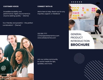 Free General Product Introduction Brochure Template to Edit Online