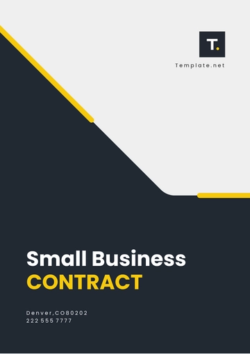 Free Contract Template for Small Businesses to Edit Online