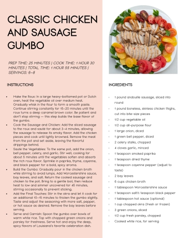 Free Mardi Gras Recipes Template to Edit Online Free Mardi Gras Recipes Template to Edit Online