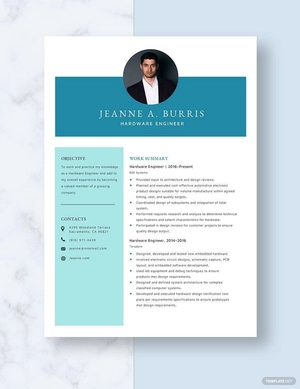 Hardware Engineer Resume