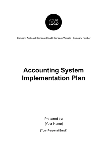Free Accounting System Implementation Plan Template to Edit Online