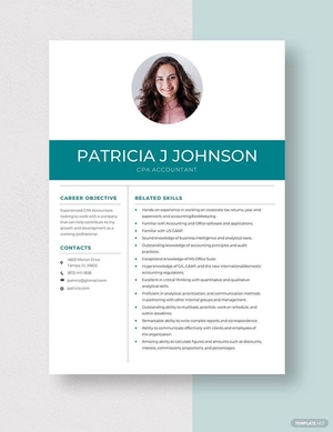 CPA Accountant Resume