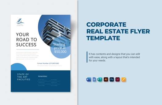 Corporate Real Estate Flyer Template