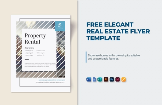Elegant Real Estate Flyer Template
